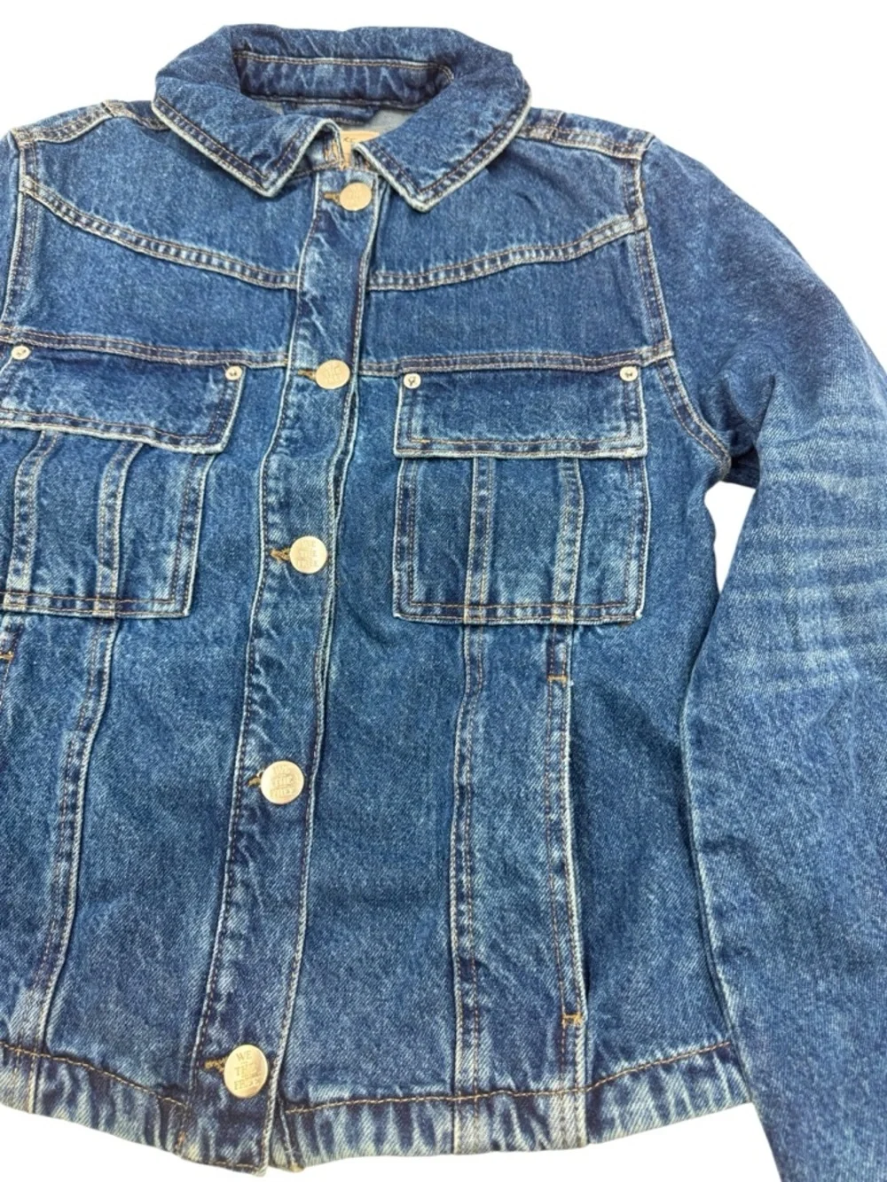 Free People We The Free Jade Denim Jacket Size Small - Picture 7 of 16